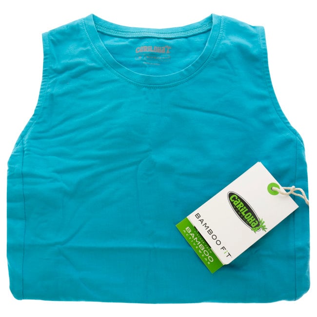 Cariloha Bamboo Sleeveless T-Shirt - Teal by Cariloha for Women - 1 Pc T-Shirt (S) Image 1