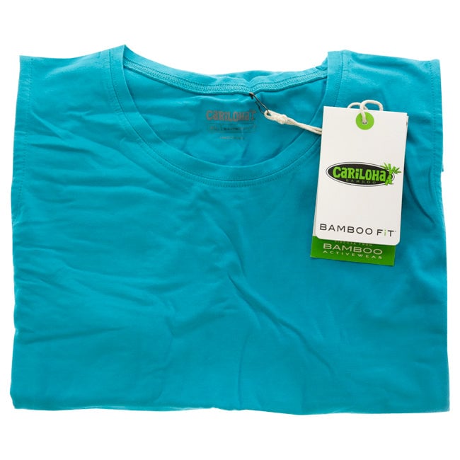 Cariloha Bamboo Sleeveless T-Shirt - Teal by Cariloha for Women - 1 Pc T-Shirt (XL) Image 1