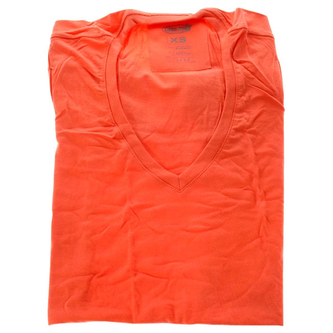 Cariloha Bamboo V-Neck Tee - Sunkissed Coral by Cariloha for Women - 1 Pc T-Shirt (XS) Image 1