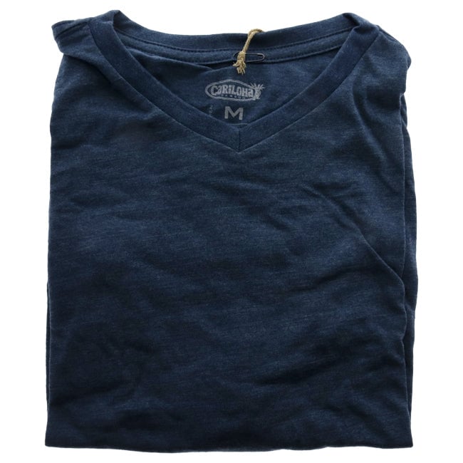 Cariloha Bamboo V-Neck Tee T-Shirt - Bermuda Blue by Cariloha for Men - 1 Pc T-Shirt (M) Image 1