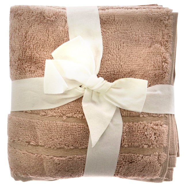 Cariloha Bamboo Washcloths Set - Blush by Cariloha for Unisex - 3 Pc Towel Image 1