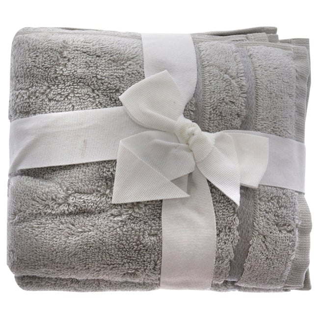 Cariloha Bamboo Washcloths Set - Harbor Gray by Cariloha for Unisex - 3 Pc Towel Image 1