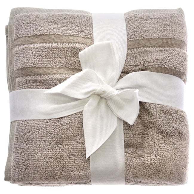 Cariloha Bamboo Washcloths Set - Stone by Cariloha for Unisex - 3 Pc Towel Image 1