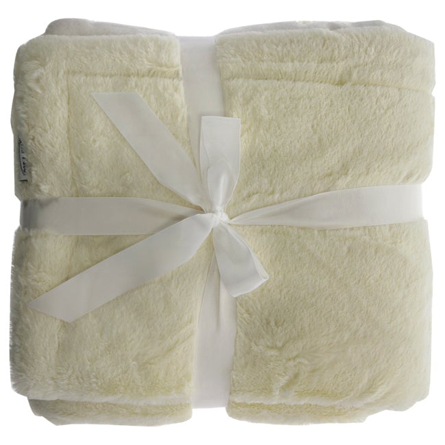 Cariloha Plush Bamboo Throw Blanket - Coconut Milk by Cariloha for Unisex - 1 Pc Blanket Image 1