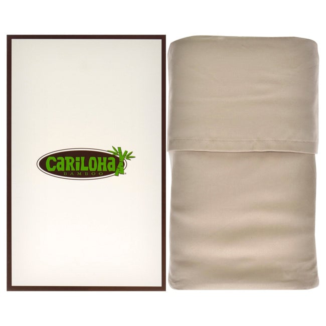 Cariloha Resort Bamboo Pillowcase Set - Stone-Standard by Cariloha for Unisex - 2 Pc Pillowcase Image 1