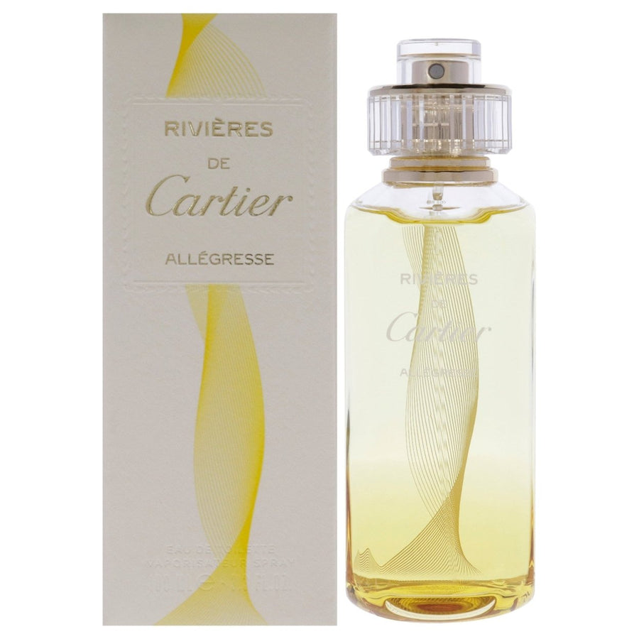 Cartier Rivieres de Cartier Allegresseby Cartier for Women - 3.3 oz EDT Spray (Refillable) Image 1