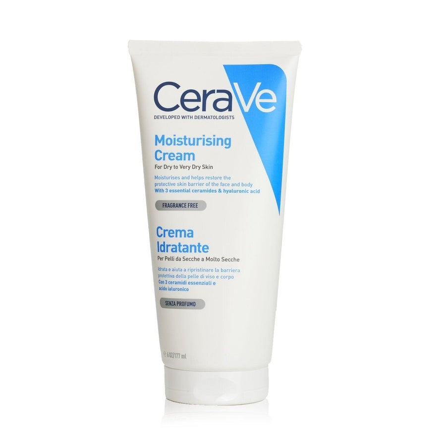 CeraVe Moisturising Cream For Dry to Very Dry Skin 177ml/6oz Image 1