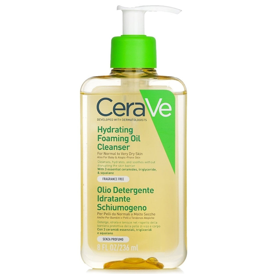 CeraVe Hydrating Foaming Oil Cleanser 236ml/8oz Image 1