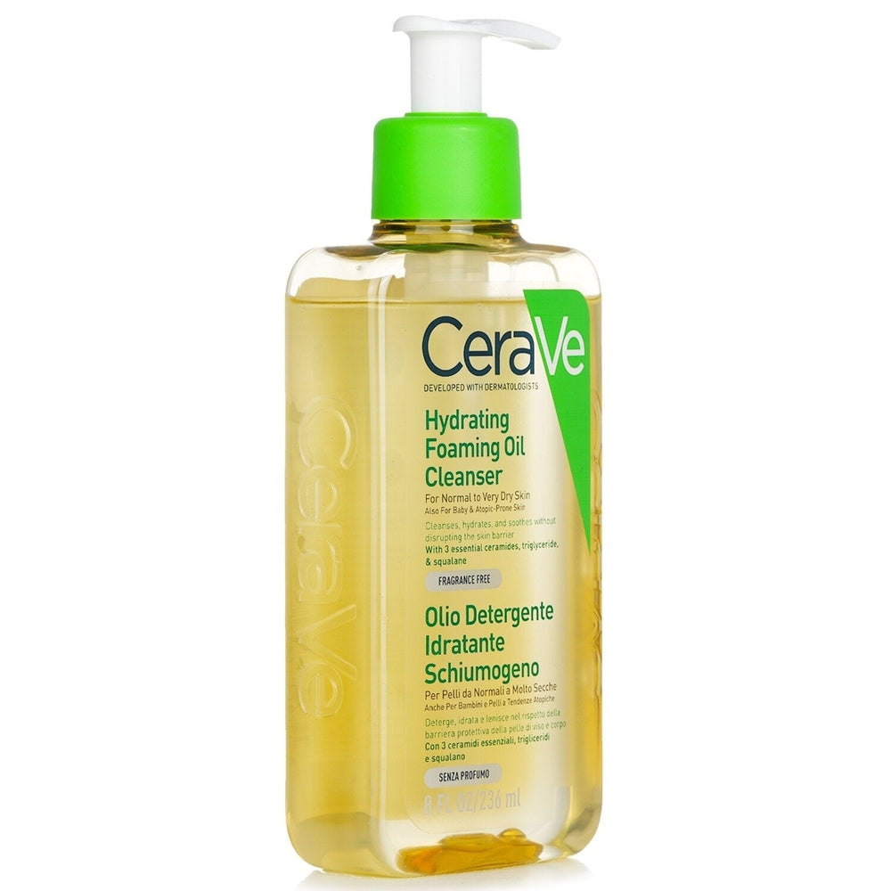 CeraVe Hydrating Foaming Oil Cleanser 236ml/8oz Image 2