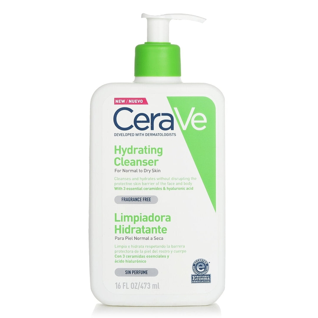 CeraVe Hydrating Cleanser For Normal to Dry Skin 1000ml/33.8oz Image 4