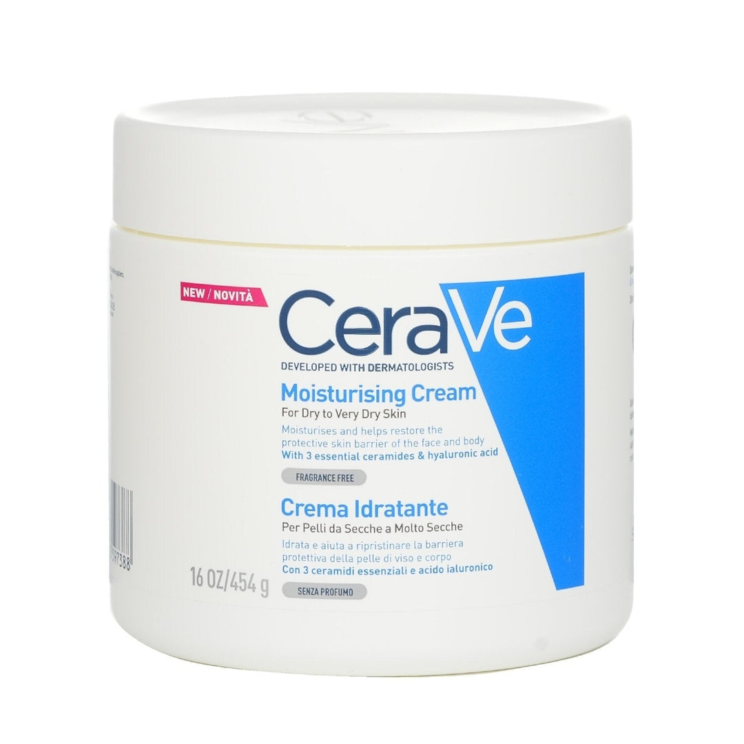 CeraVe Moisturising Cream For Dry to Very Dry Skin 177ml/6oz Image 4