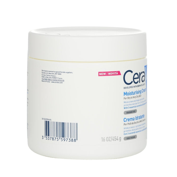 CeraVe Moisturising Cream For Dry to Very Dry Skin 177ml/6oz Image 4