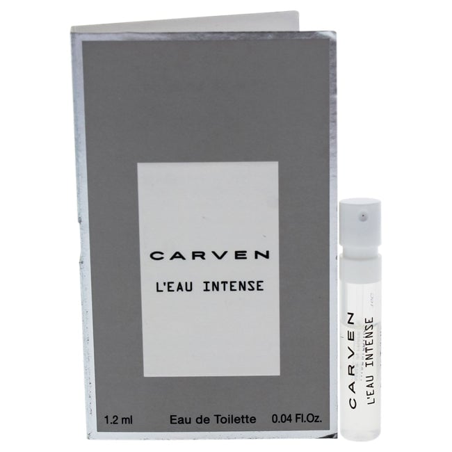 Carven LEau Intense by Carven for Men - 1.2 ml EDT Spray Vial (Mini) Image 1