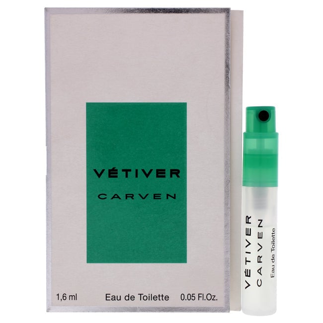 Carven Vetiver Carven by Carven for Men - 1.6 ml EDT Spray Vial (Mini) Image 1