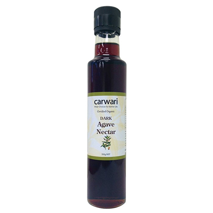 Carwari Organic Agave Nectar Dark 350g Image 1