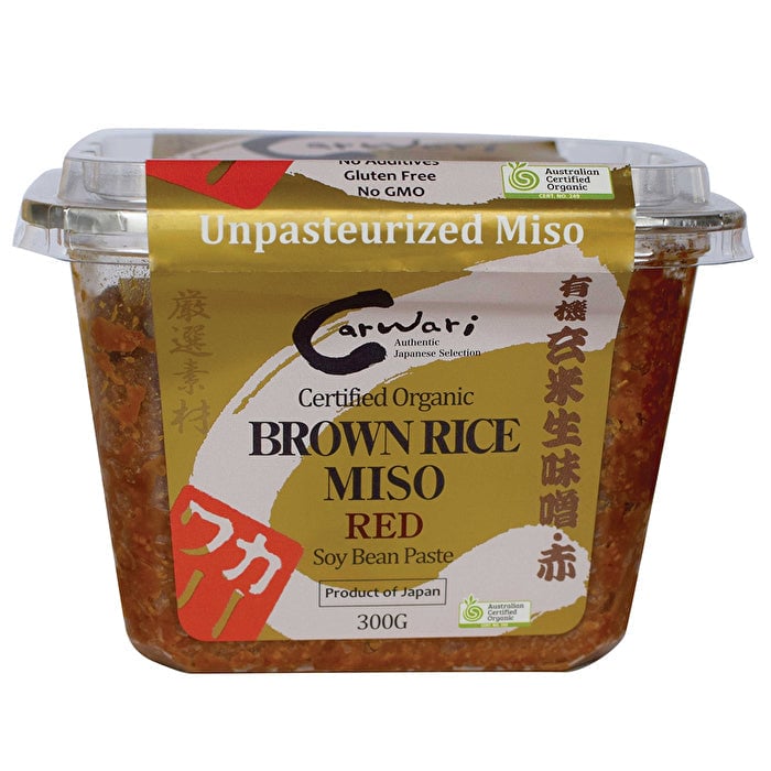 Carwari Organic Brown Rice Miso Paste Red 300g Image 1