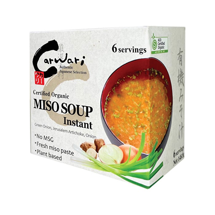 Carwari Organic Miso Soup Instant x 6 Serves ( net) 148.8g Image 1