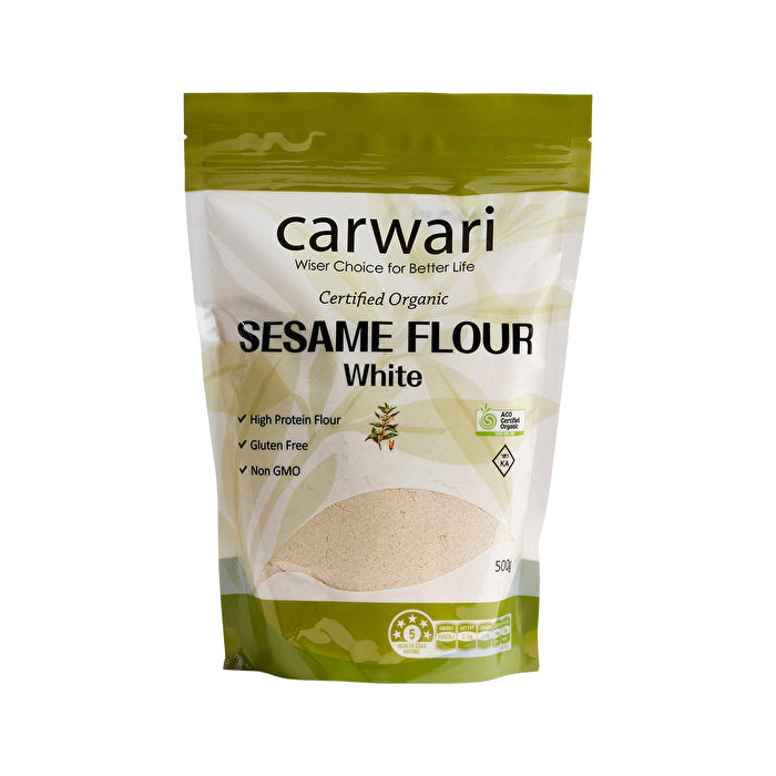 Carwari Organic Sesame Flour White 500g Image 1