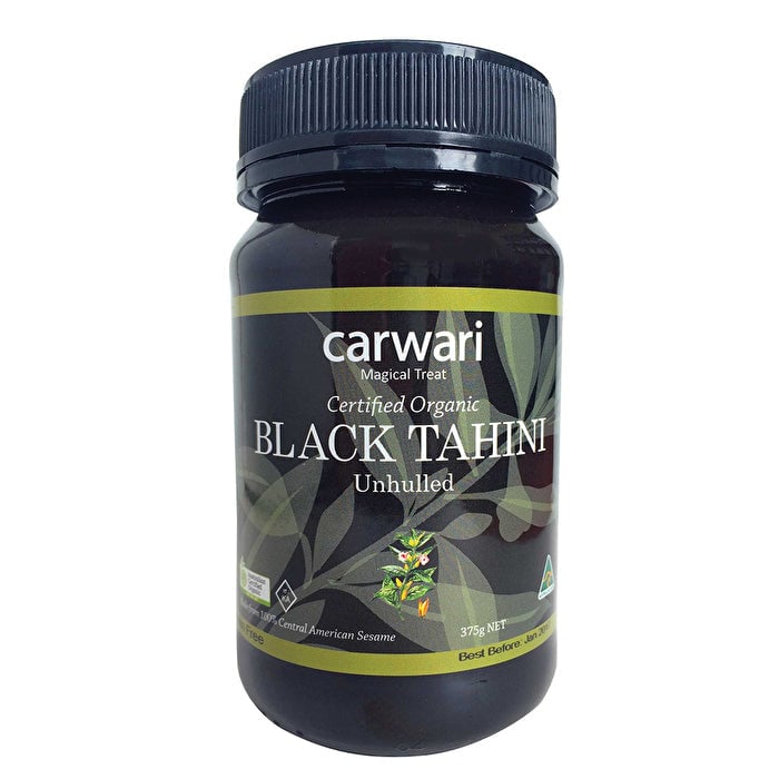 Carwari Organic Tahini Black Unhulled 375g Image 1