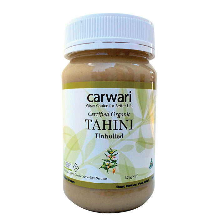 Carwari Organic Tahini Unhulled 375g Image 1