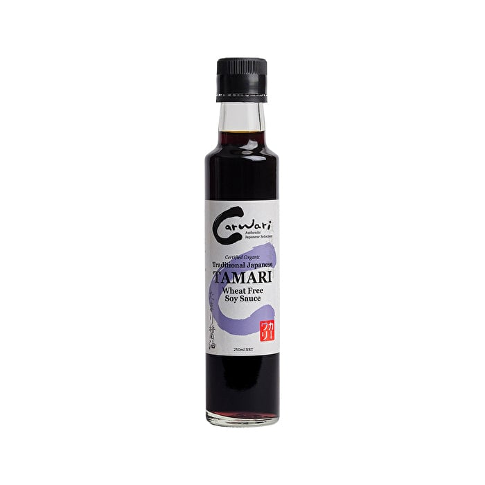 Carwari Organic Traditional Japanese Tamari (Wheat Free Soy Sauce) 250ml Image 1