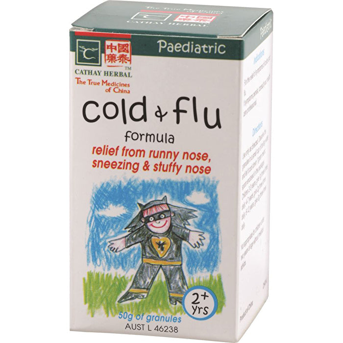 Cathay Herbal Paediatric Cold and Flu Formula 50g Image 1