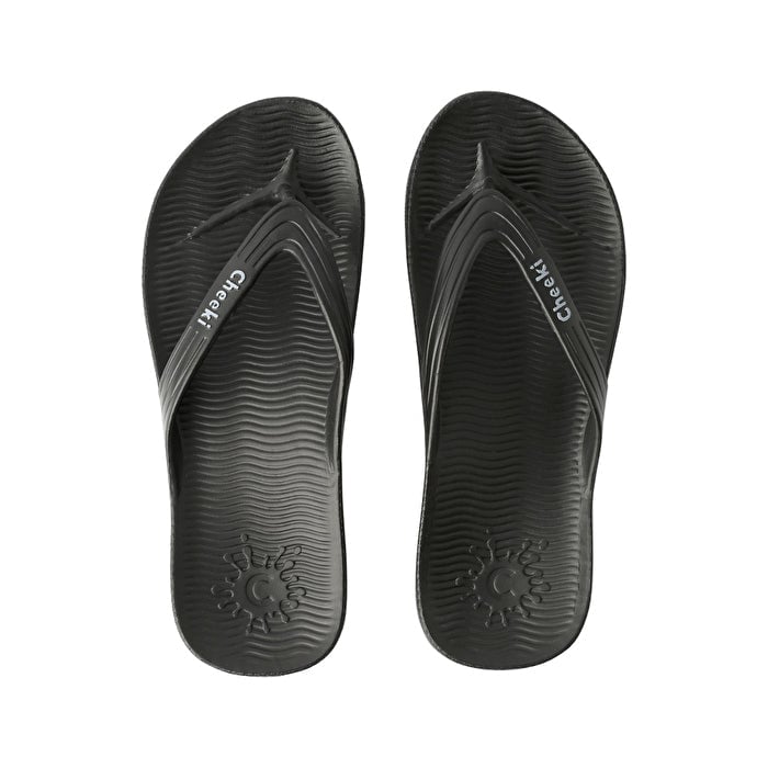 Cheeki Arch Support Thongs Black Mens Size US10 Image 1