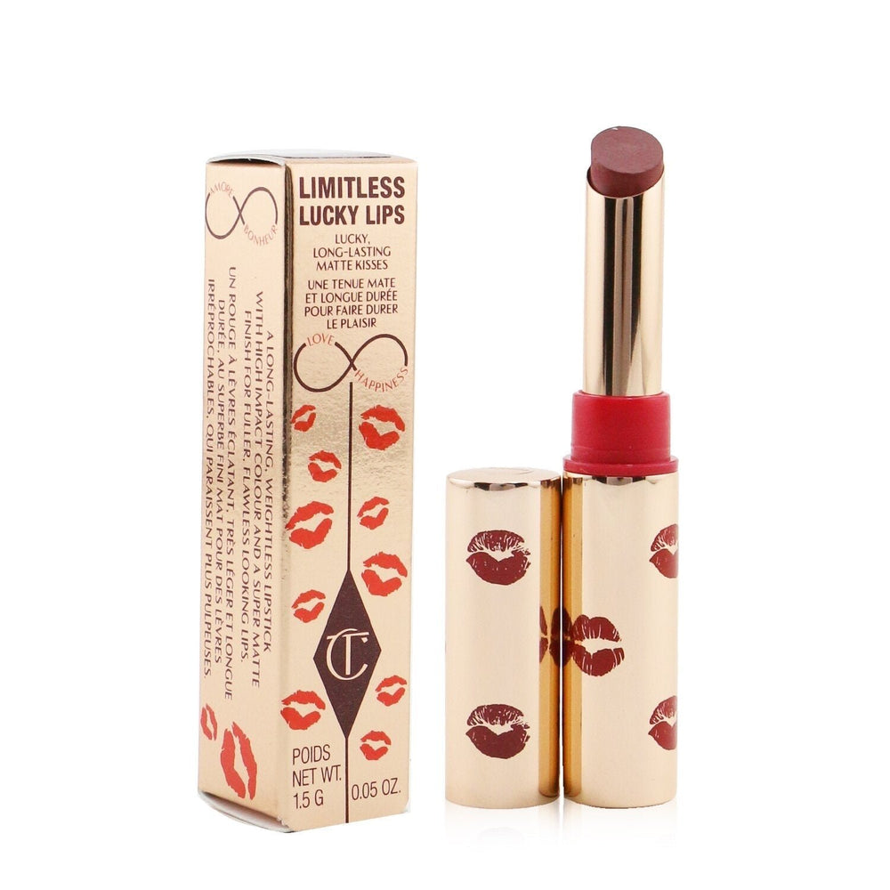 Charlotte Tilbury Limitless Lucky Lips Matte Kisses -  Berry Lucky 1.5g/0.05oz Image 2