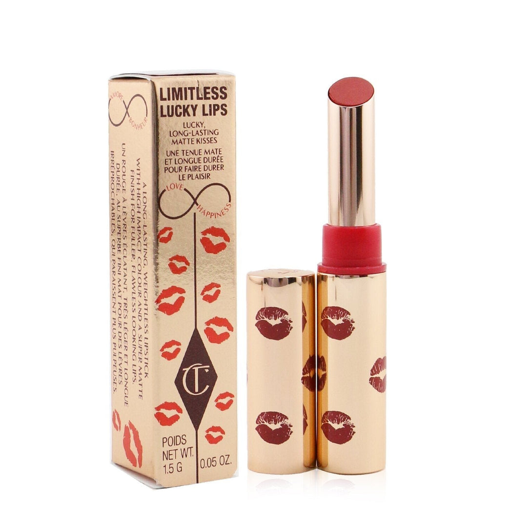 Charlotte Tilbury Limitless Lucky Lips Matte Kisses -  Berry Lucky 1.5g/0.05oz Image 4