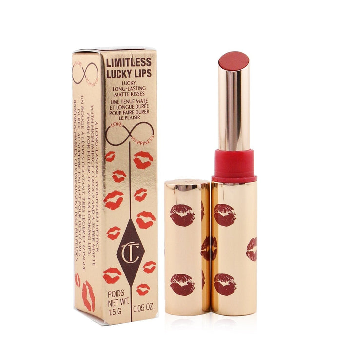 Charlotte Tilbury Limitless Lucky Lips Matte Kisses -  Berry Lucky 1.5g/0.05oz Image 4