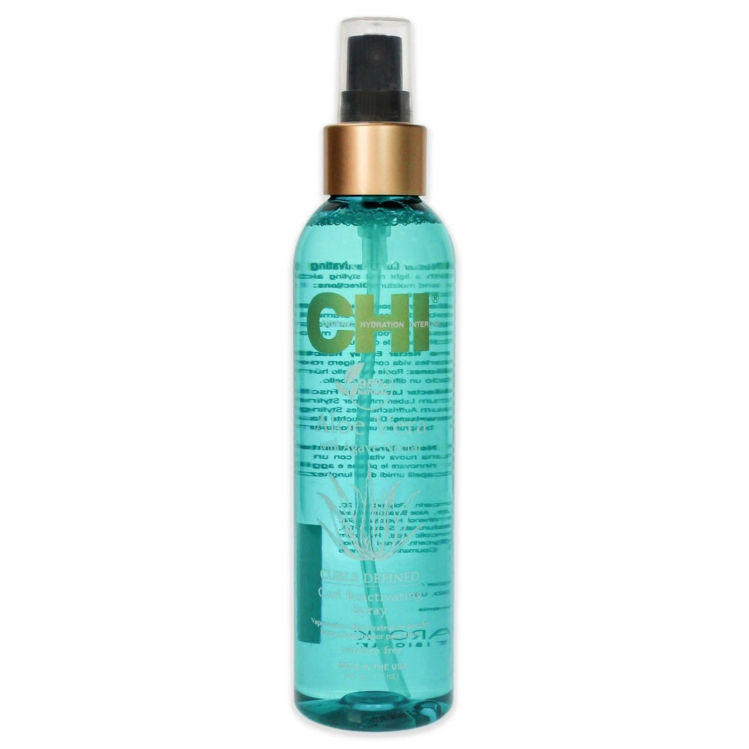 CHI Aloe Vera Curl Reactivating Spray by CHI for Unisex - 6 oz Hair Spray Image 1