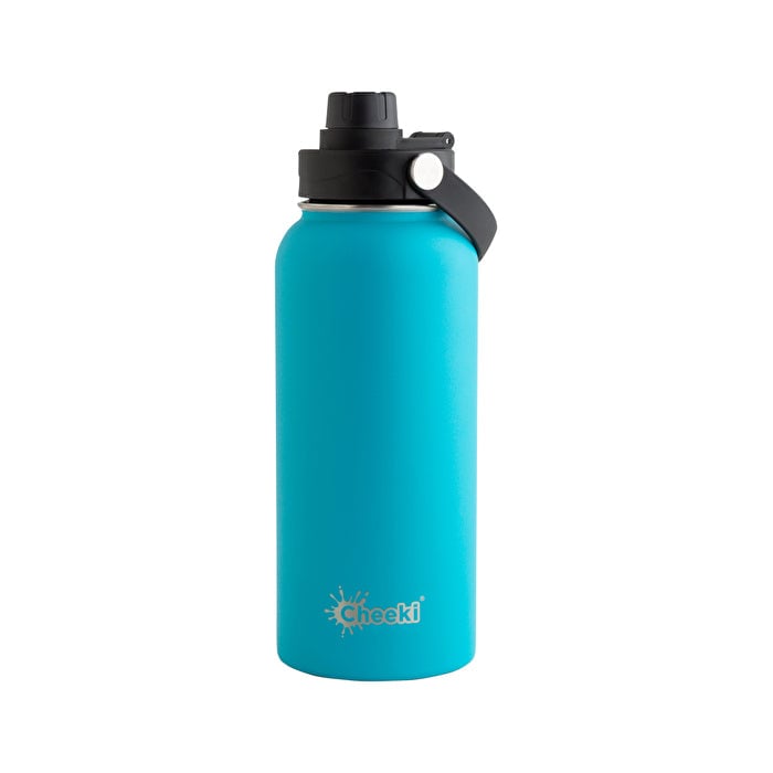 Cheeki Insulated Bottle Adventure Aqua (Large) 1000ml Image 1