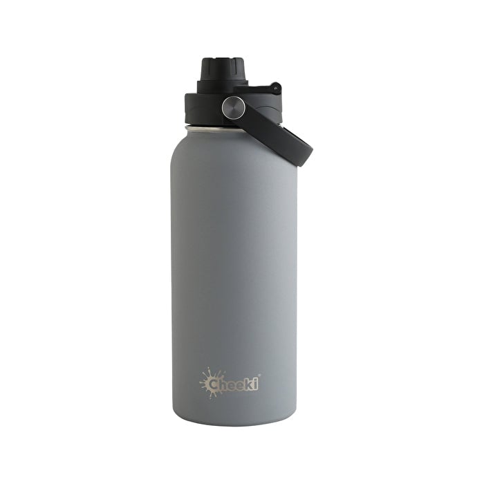 Cheeki Insulated Bottle Adventure Slate (Large) 1000ml Image 1