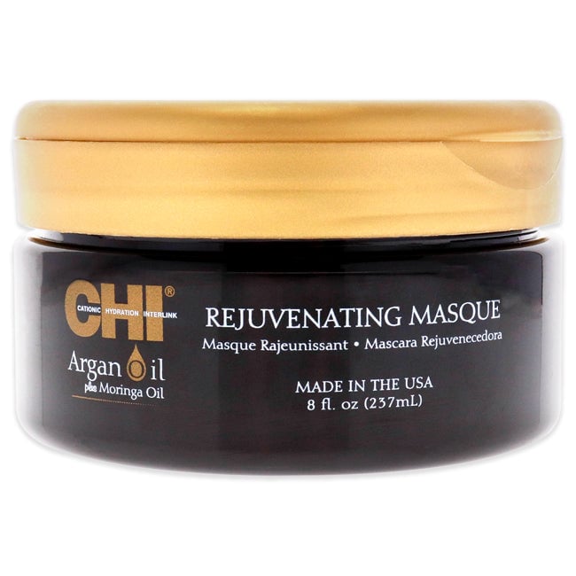 CHI Argan Oil Plus Moringa Oil Rejuvenating Masque by CHI for Unisex - 8 oz Masque Image 1