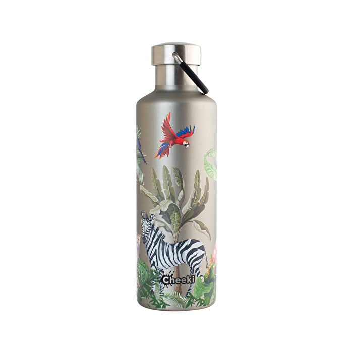 Cheeki Insulated Bottle Classic 3D Jungle 600ml Image 1