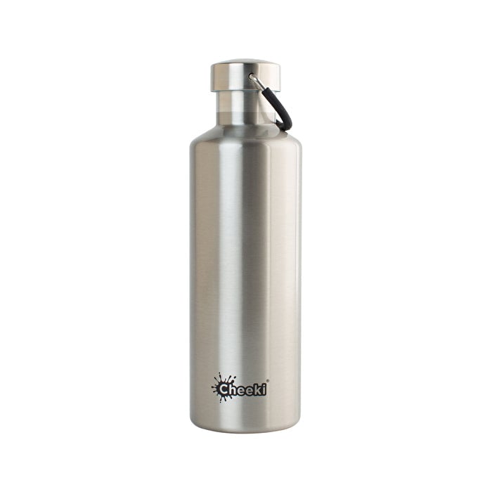 Cheeki Insulated Bottle Classic Silver 600ml Image 1