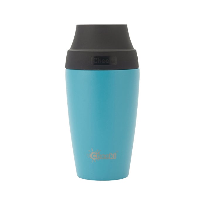 Cheeki Insulated Coffee Mug Aqua 350ml Image 1