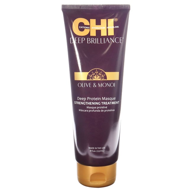 CHI Deep Brilliance Deep Protein Masque Strengthening Treatment by CHI for Unisex - 8 oz Treatment Image 1