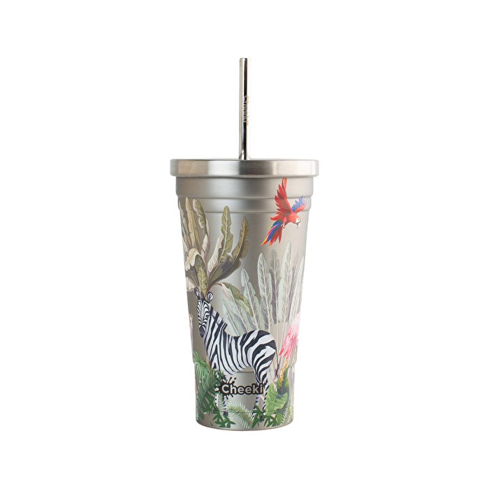 Cheeki Stainless Steel Insulated Tumbler 3D Jungle 500ml Image 1