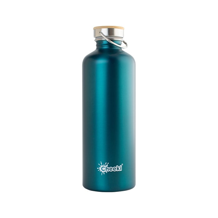 Cheeki Stainless Steel Bottle Thirsty Max Teal 1600ml Image 1