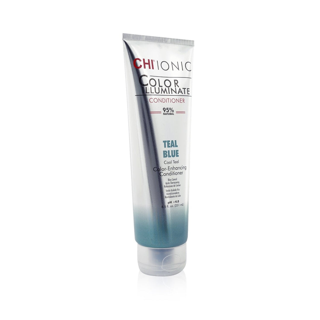 CHI Ionic Color Illuminate Conditioner - Teal Blue 251ml/8.5oz Image 2