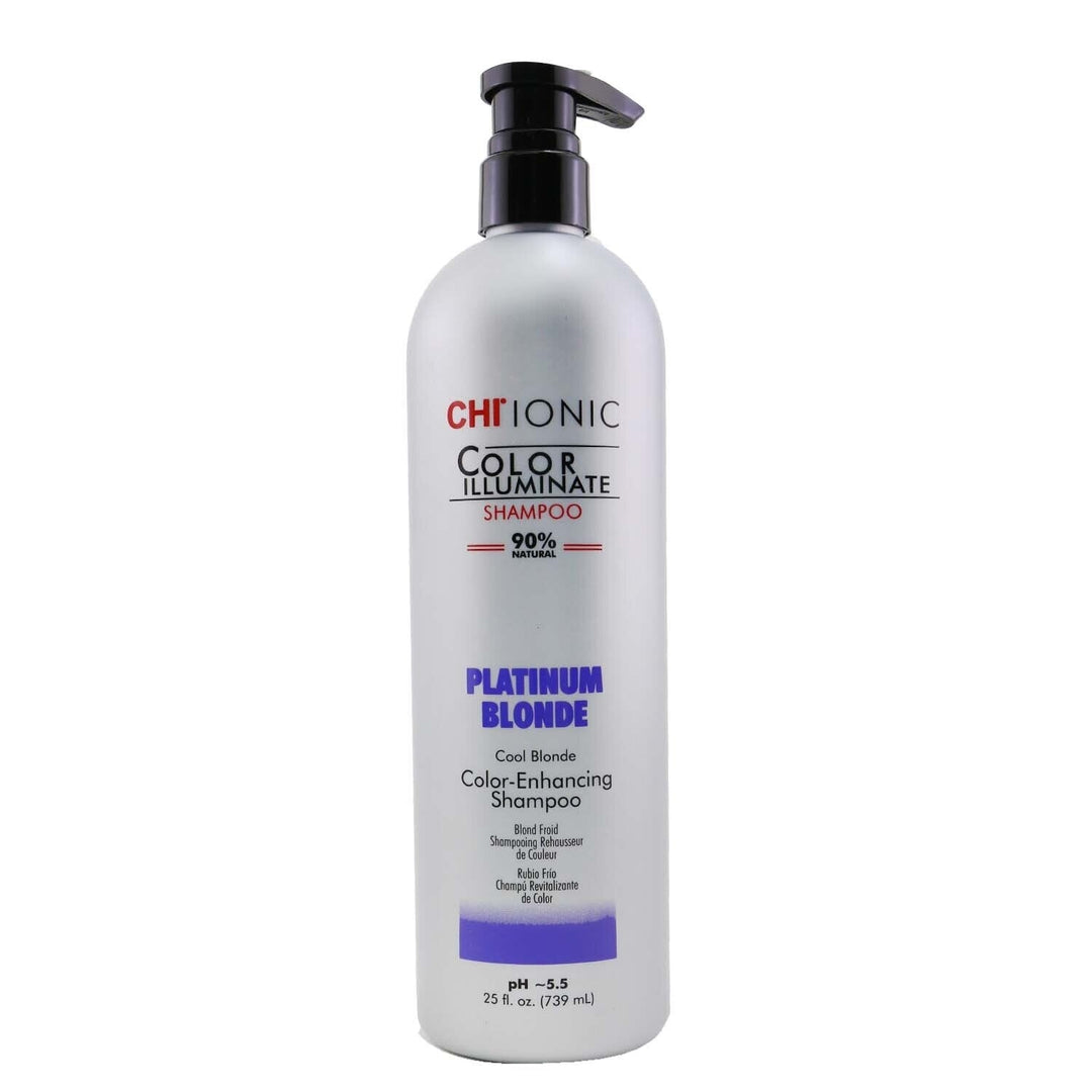 CHI Ionic Color Illuminate Shampoo - Platinum Blonde 739ml/25oz Image 1