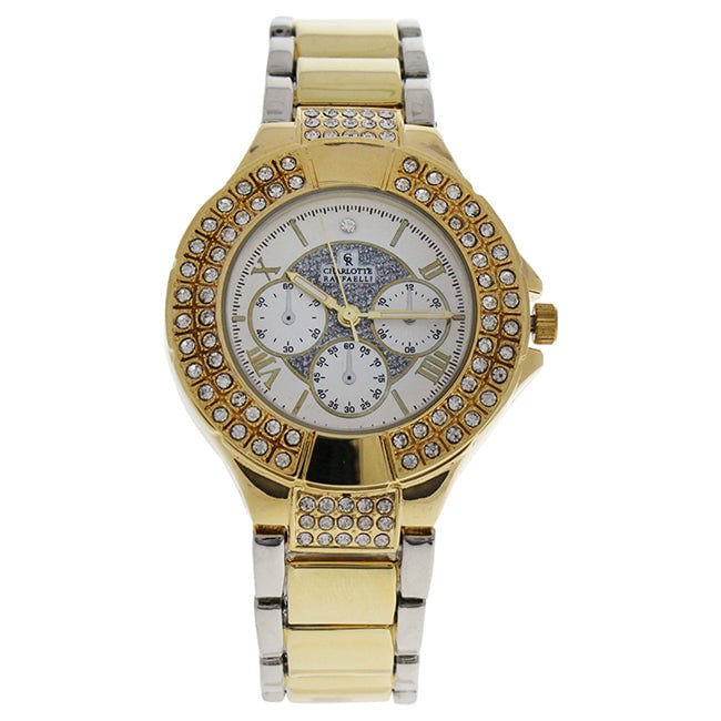 Charlotte Raffaelli CRM003 Gold/Silver Gold Stainless Steel Bracelet Watch by Charlotte Raffaelli for Women - 1 Pc Watch Image 1