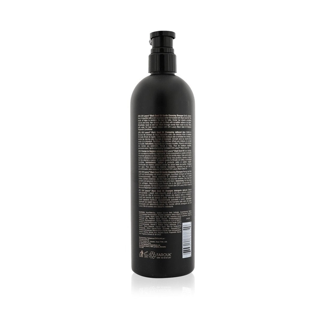 CHI Luxury Black Seed Oil Gentle Cleansing Shampoo 355ml/12oz Image 6