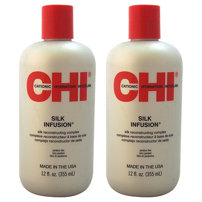 CHI Silk Infusion Silk Reconstructing Complex by CHI for Unisex - 12 oz Reconstructing Complex - Pack of 2 Image 1