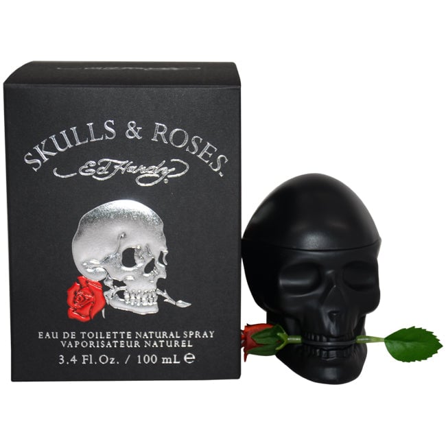 Christian Audigier Ed Hardy Skulls and Roses by Christian Audigier for Men - 3.4 oz EDT Spray Image 1