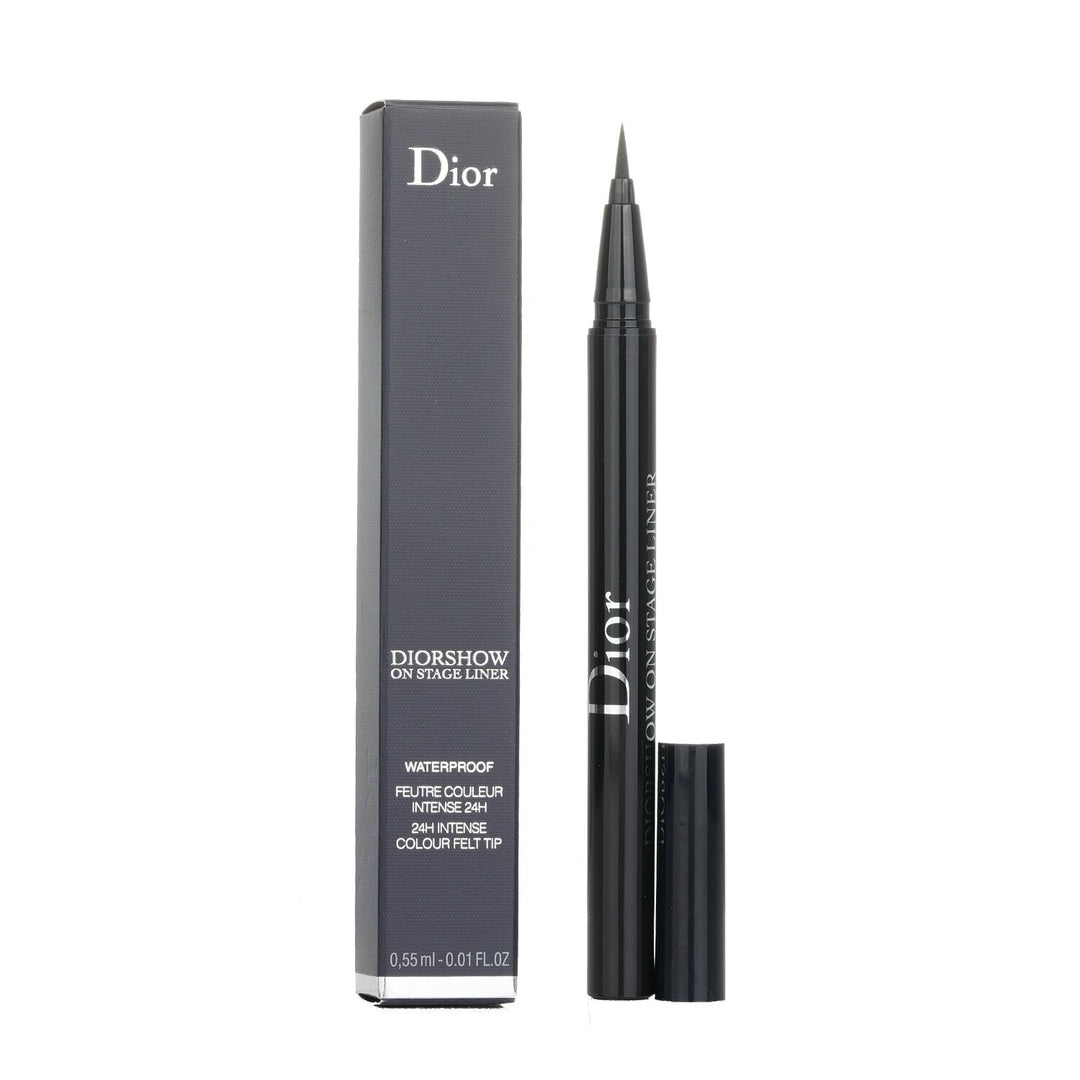 Christian Dior Diorshow On Stage Liner Waterproof Liquid Eyeliner - 091 Matte Black 0.55ml/0.01oz Image 2