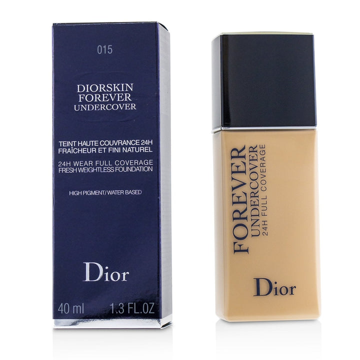 Christian Dior Diorskin Forever Undercover 24H Wear Full Coverage Water Based Foundation - 005 Light Ivory 40ml/1.3oz Image 3