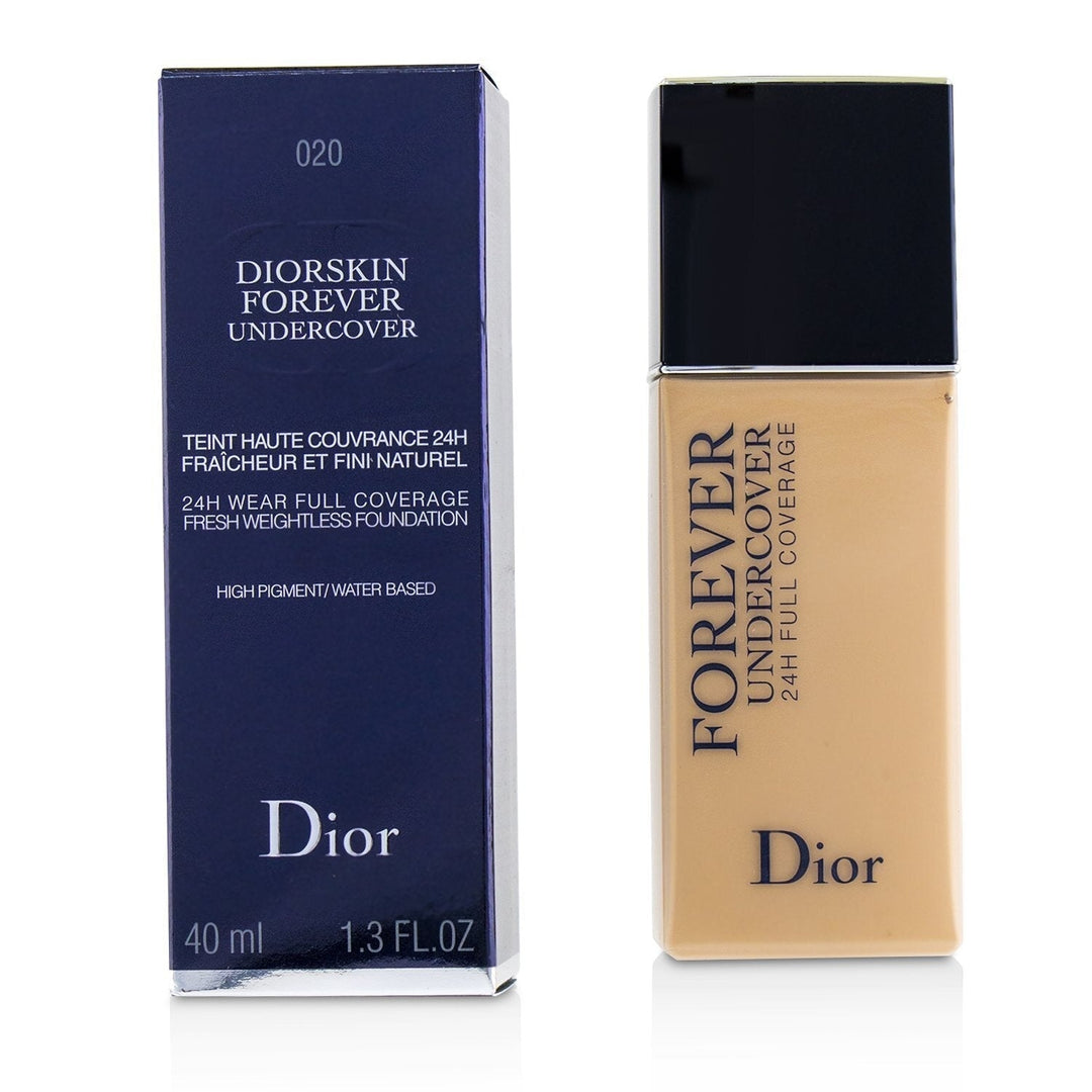 Christian Dior Diorskin Forever Undercover 24H Wear Full Coverage Water Based Foundation - 005 Light Ivory 40ml/1.3oz Image 4