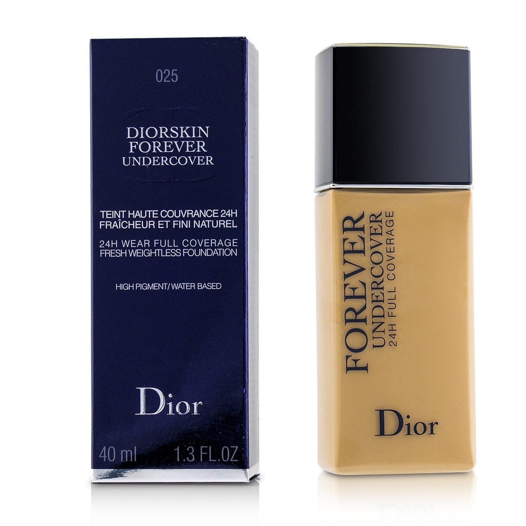 Christian Dior Diorskin Forever Undercover 24H Wear Full Coverage Water Based Foundation - 005 Light Ivory 40ml/1.3oz Image 6